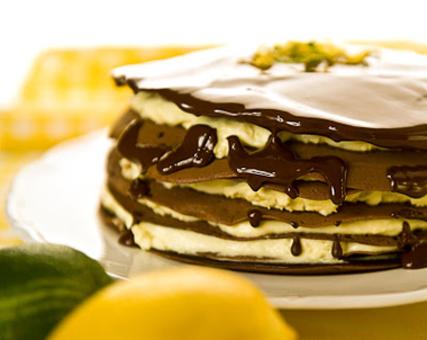Tort naleśnikowy czekoladowo- serowy! [PRZEPIS]