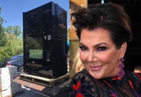 Kris Jenner dostała na urodziny... automat do szampana!