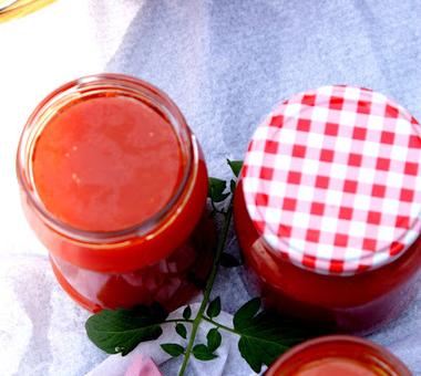 Przecier pomidorowy zalewany oliwą - domowe przetwory - [PRZEPIS]