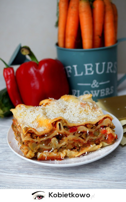 Lasagne z grillowanymi warzywami i sosem pomidorowym! [PRZEPIS]
