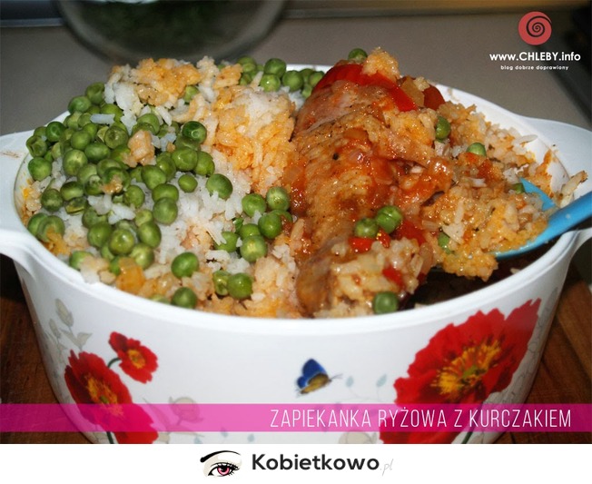 Zapiekanka ryżowa z kurczakiem - przepyszny pomysł na obiad [PRZEPIS]