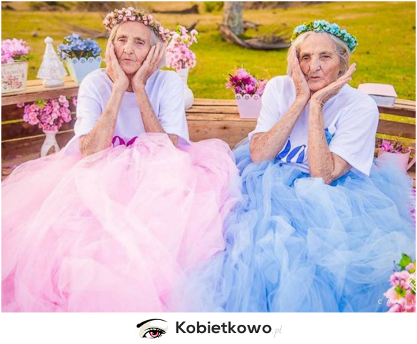 100-letnie siostry jako księżniczki!