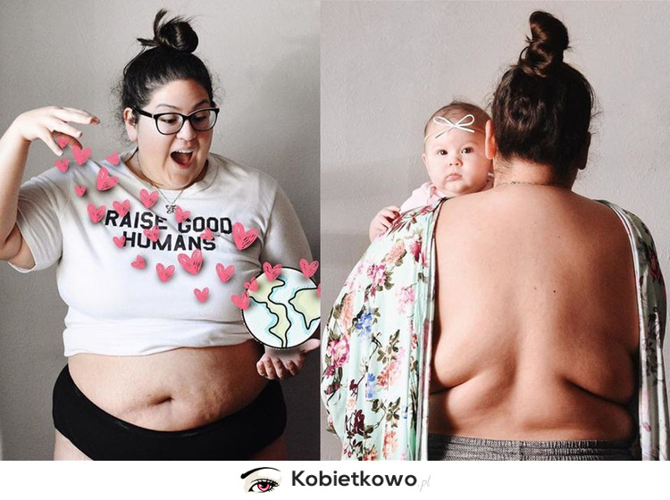 Matka z Teksasu pokazuje ciało po ciąży, w której przytyła prawie 30 kg!