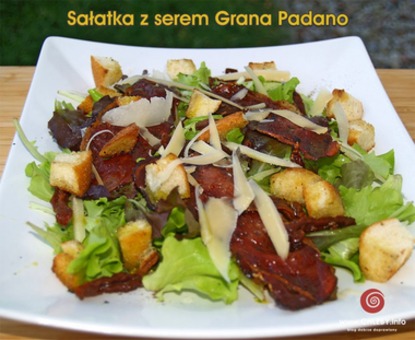 Sałatka z serem Grana Padano - pyszności [PRZEPIS]