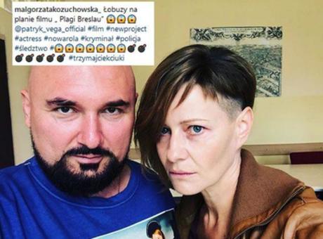 Małgorzata Kożuchowska zmieniła fryzurę do nowego filmu Vegi!