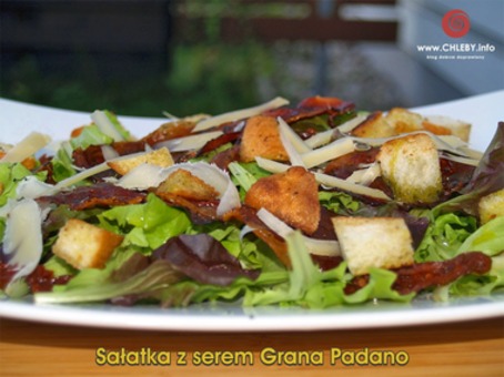 Sałatka z serem Grana Padano - pyszności [PRZEPIS]