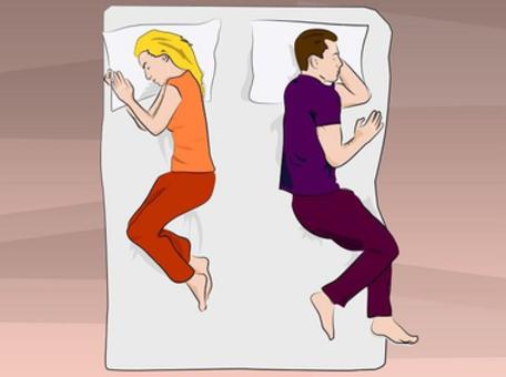 Pozycja podczas snu, a wasze relacje