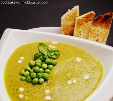 Zupa krem z zielonego groszku [PRZEPIS]