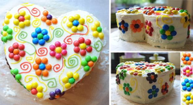 Kolorowy tęczowy tort urodzinowy! [PRZEPIS]