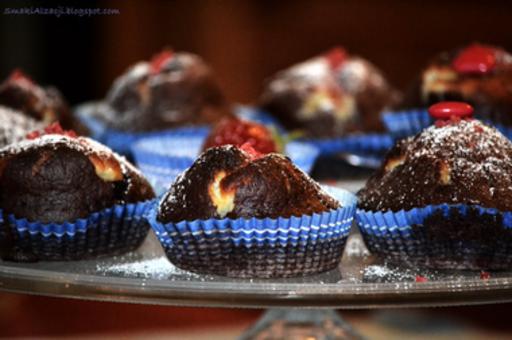 Muffiny czekoladowe z serkiem mascarpone. [PRZEPIS]