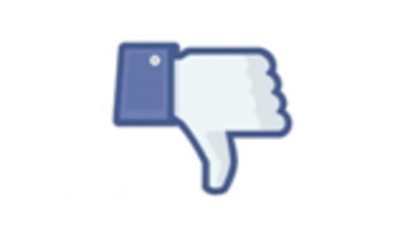 Facebook testuję opcję "nie lubię"