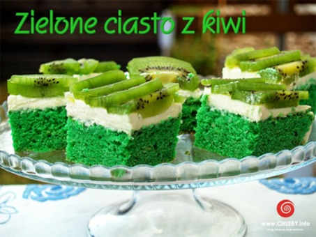 Zielone ciasto cytrynowe z kiwi. ROZKOSZ DLA DUSZY I CIAŁA [Przepis]