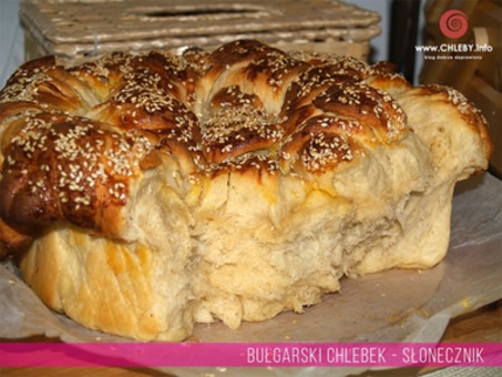 Bułgarski chlebek - słonecznik. KROK PO KROKU [PRZEPIS]