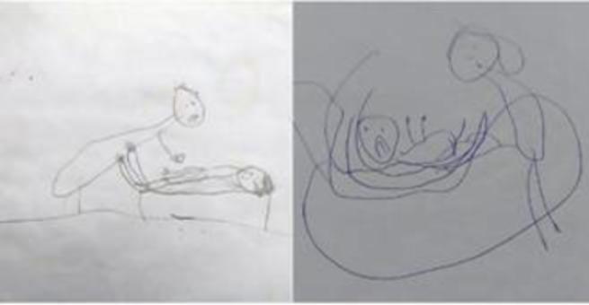 Policja aresztowała księdza po tym, jak 5 latka narysowała ten obrazek