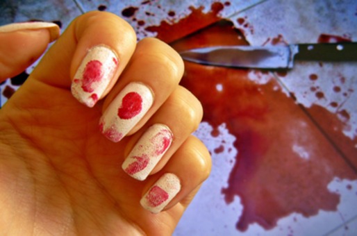 Krwiste paznokcie na Halloween! TUTORIAL!
