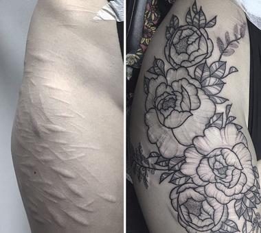 Ta 19-latka chciała ukryć blizny po samookaleczeniu tatuażem...